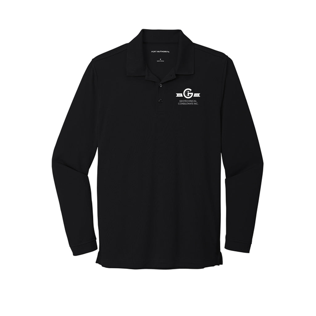 GCI - Port Authority® Dry Zone® UV Micro-Mesh Long Sleeve Polo