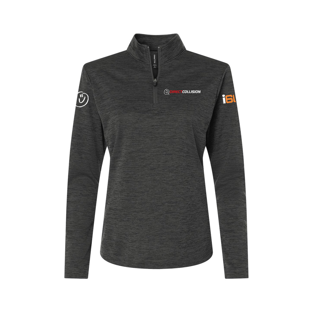 Direct Collision - Women's Pro-Lock Performance Mélange Quarter-Zip Pullover