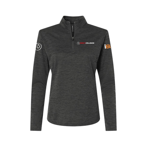 Direct Collision - Women's Pro-Lock Performance Mélange Quarter-Zip Pullover