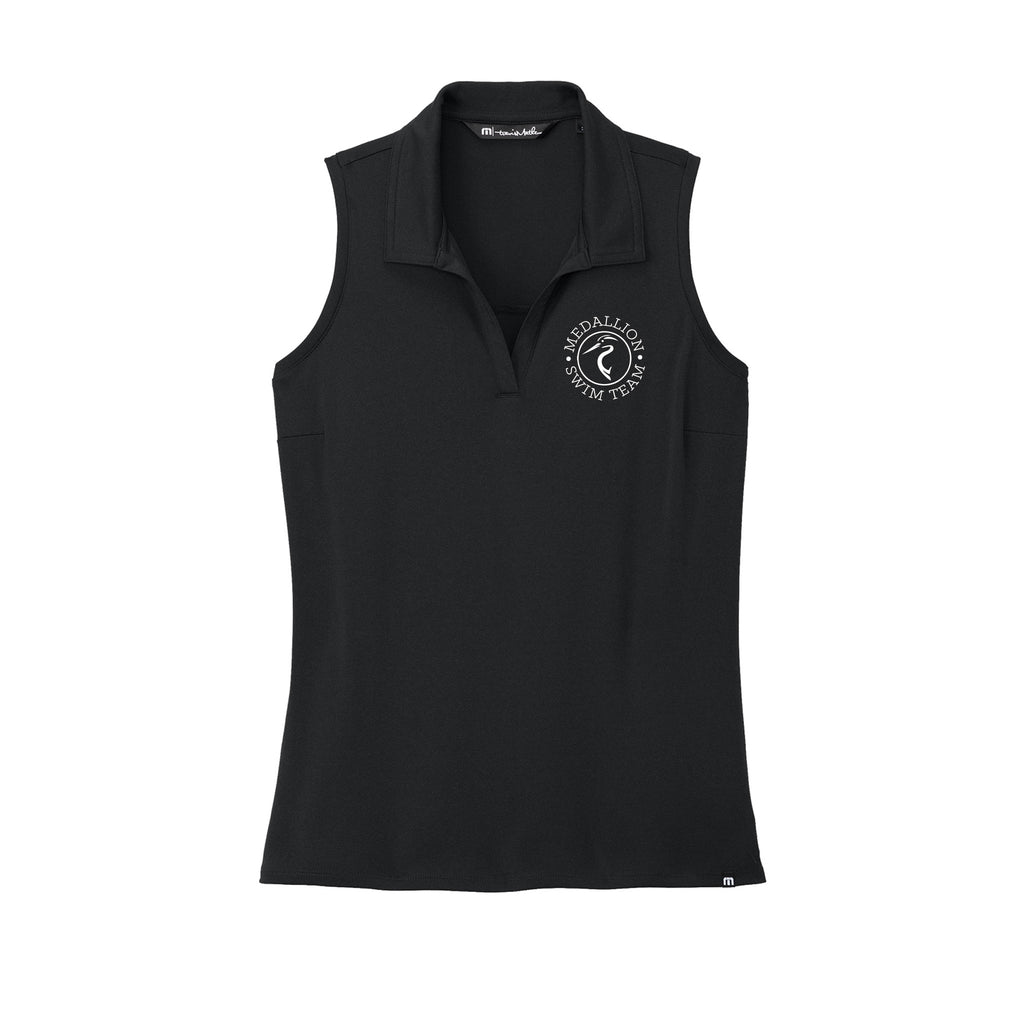 Medallion Swim Team - TravisMathew Women's Coto Performance Sleeveless Polo