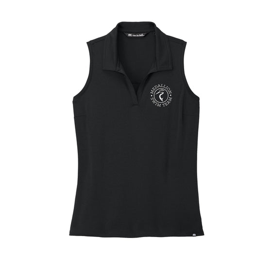Medallion Swim Team - TravisMathew Women's Coto Performance Sleeveless Polo
