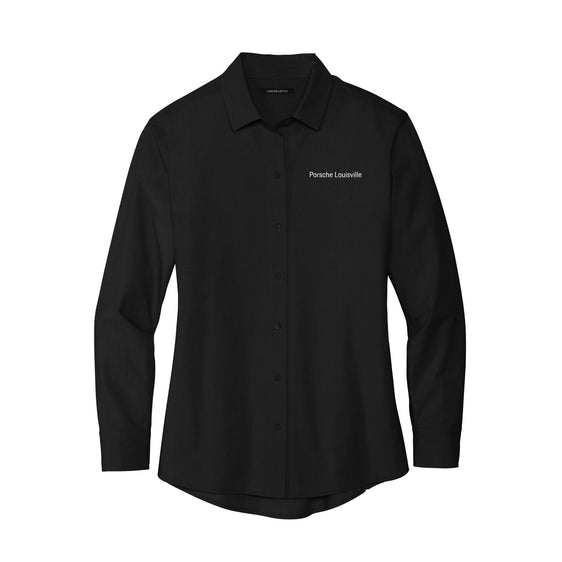 Germain Cars Corp - Mercer+Mettle® Women’s Tailored Fit Long Sleeve Stretch Woven Shirt
