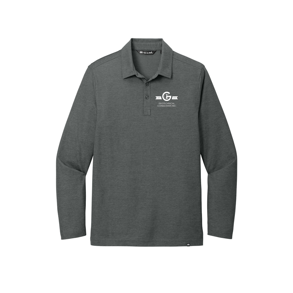 GCI - TravisMathew Oceanside Heather Long Sleeve Polo