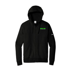 Barker's Bins Dumpster Service - Nike Club Fleece Sleeve Swoosh Full-Zip Hoodie
