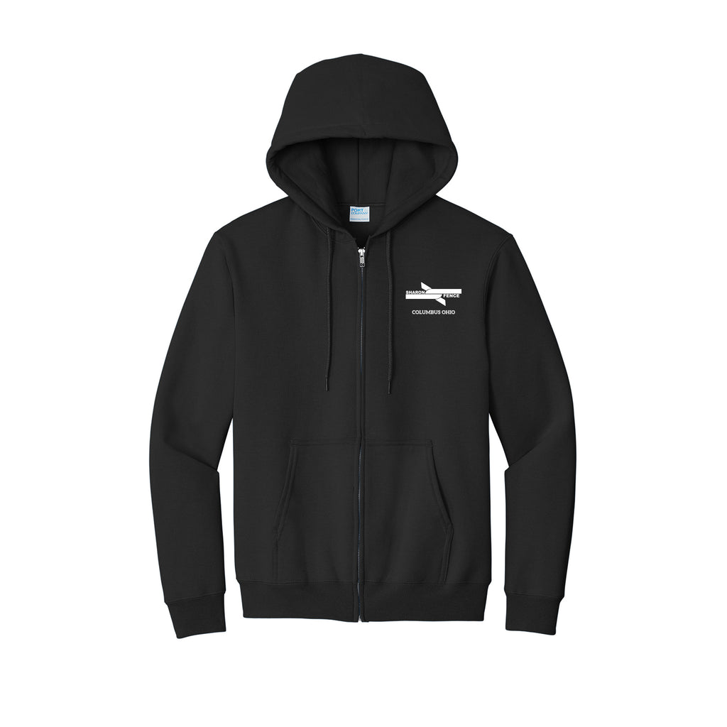 Sharon Fence - Port & Co® Essential Fleece Full-Zip Hooded Sweatshirt