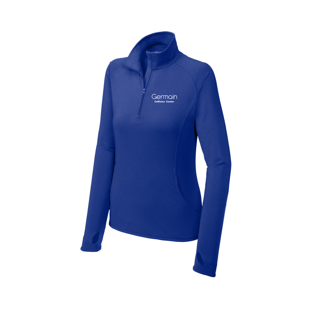 Germain Collision Center - Sport-Tek® Ladies Sport-Wick® Stretch 1/4-Zip Pullover