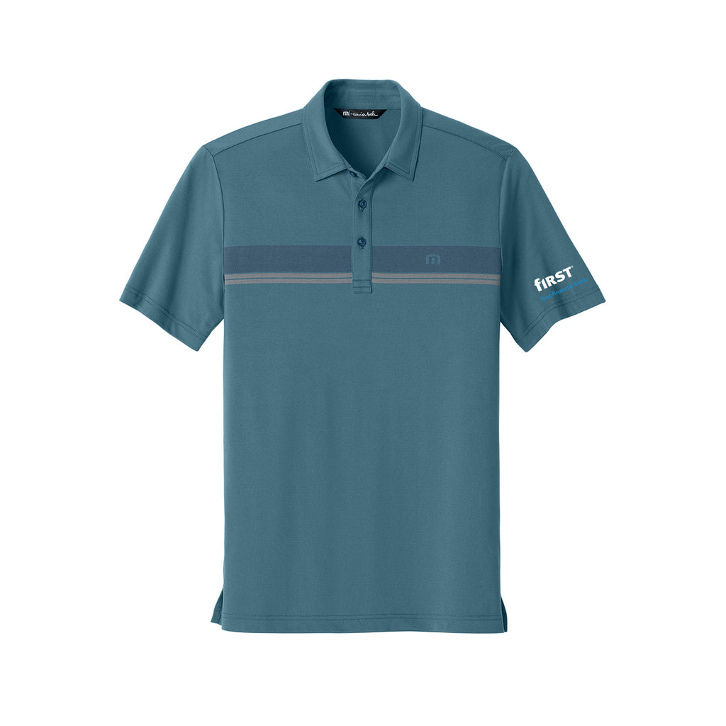 First Financial - TravisMathew Glenview Stripe Polo