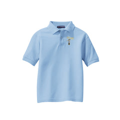 Team Old English Golf - Port Authority® Youth Silk Touch™ Polo