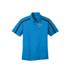 Team Old English Golf - Port Authority® Silk Touch™ Performance Colorblock Stripe Polo