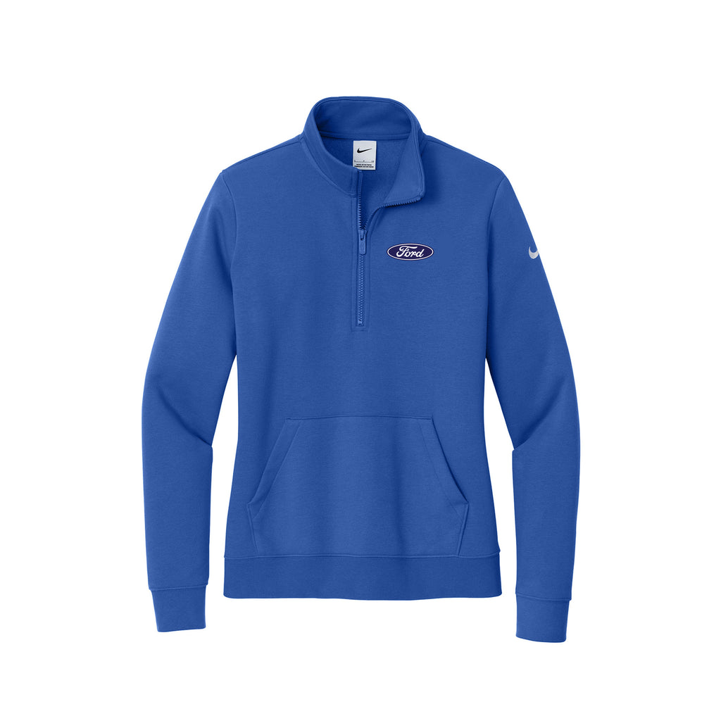 Tom Masano Ford - Nike Ladies Club Fleece Sleeve Swoosh 1/2-Zip