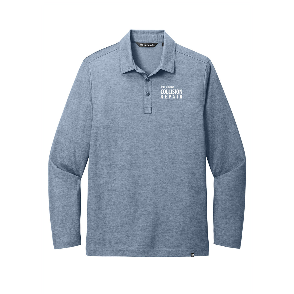 Tom Masano Collision - TravisMathew Oceanside Heather Long Sleeve Polo