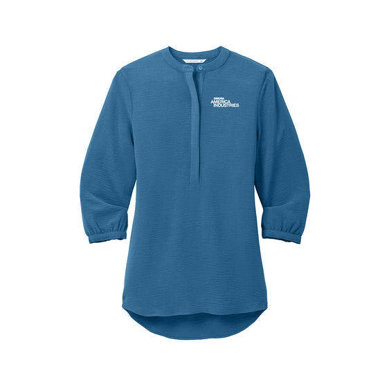 SIMONA America Industries - Port Authority® Women's 3/4-Sleeve Textured Crepe Tunic