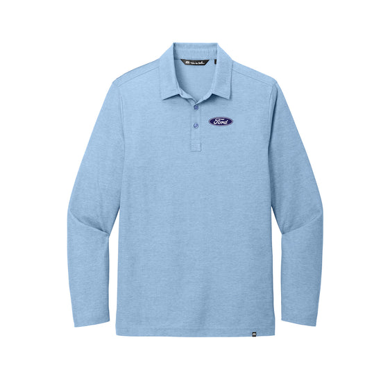 Tom Masano Ford - TravisMathew Oceanside Heather Long Sleeve Polo
