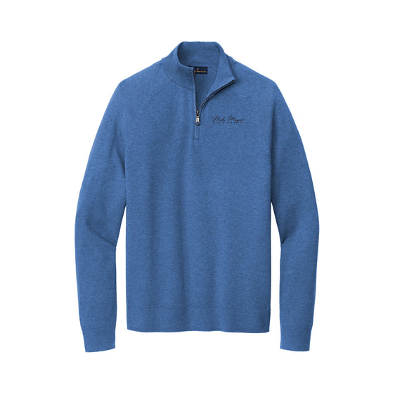 Nick Mayer Auto Group - Brooks Brothers® Cotton Stretch 1/4-Zip Sweater