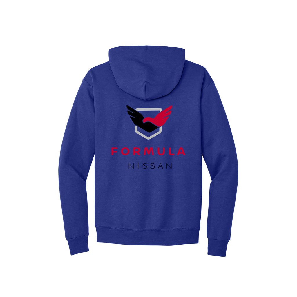 Formula Nissan - Hanes® EcoSmart® - Pullover Hooded Sweatshirt - FRONT & BACK