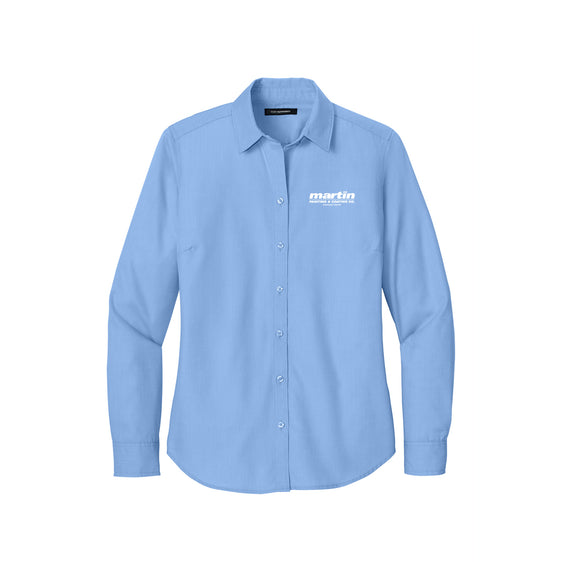 Martin Painting - Port Authority® Women’s Long Sleeve Nailhead Easy Care Shirt