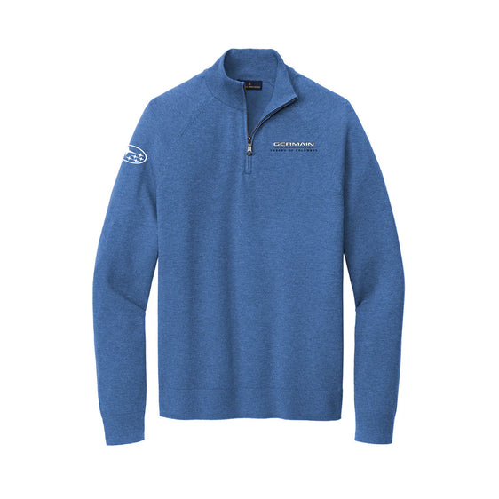Germain of Subaru - Brooks Brothers® Cotton Stretch 1/4-Zip Sweater
