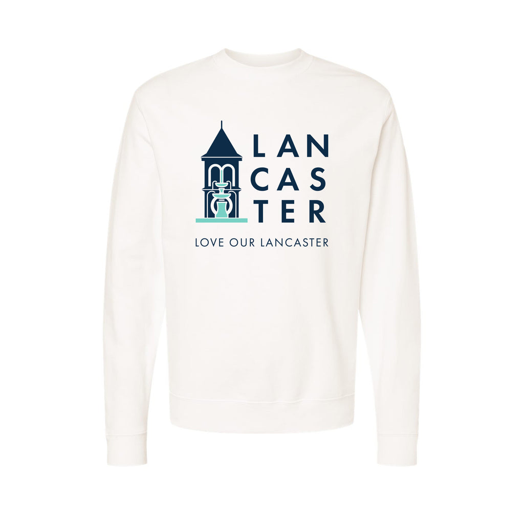 City of Lancaster - Unisex Midweight Crewneck Sweatshirt - Full Chest