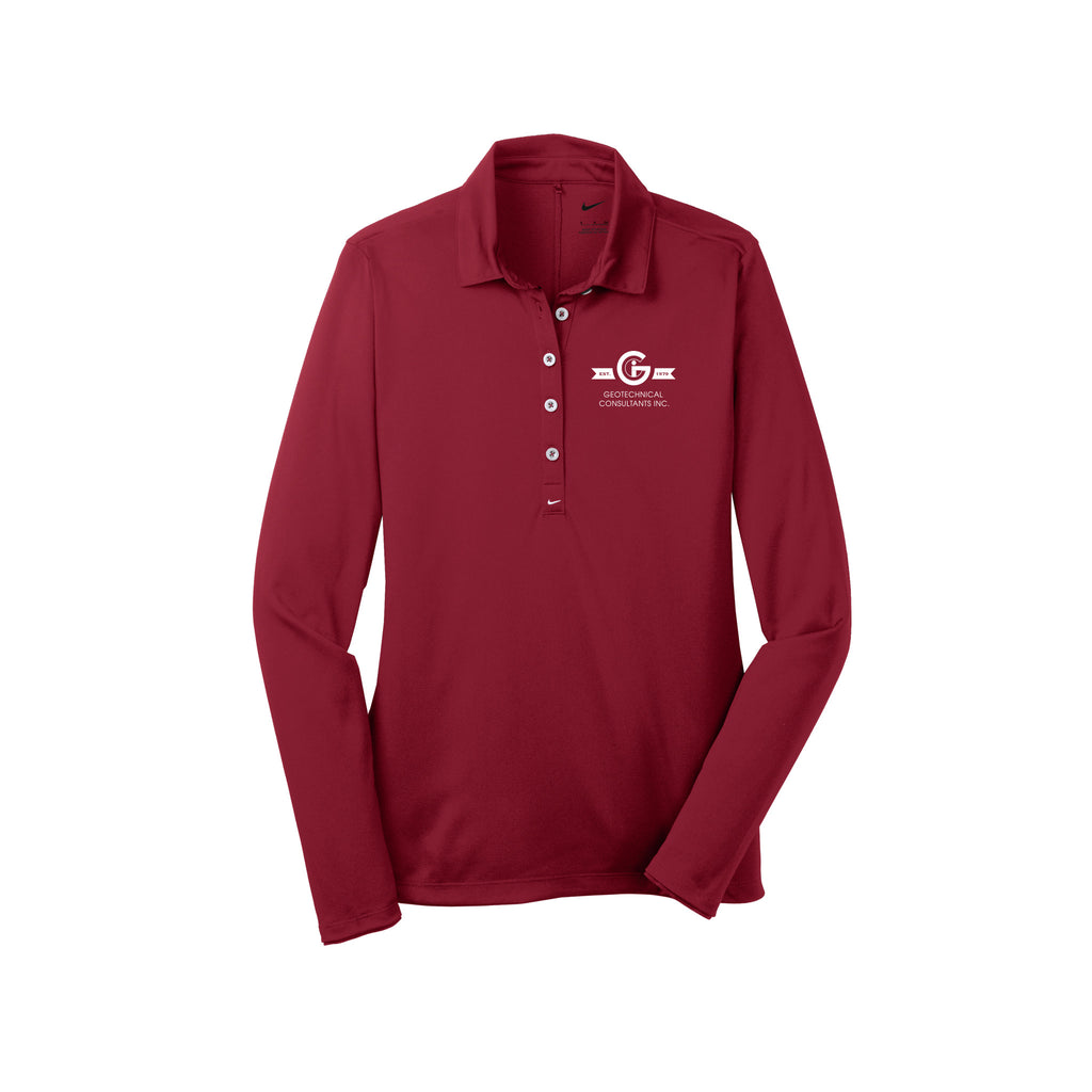 GCI - Nike Ladies Long Sleeve Dri-FIT Stretch Tech Polo