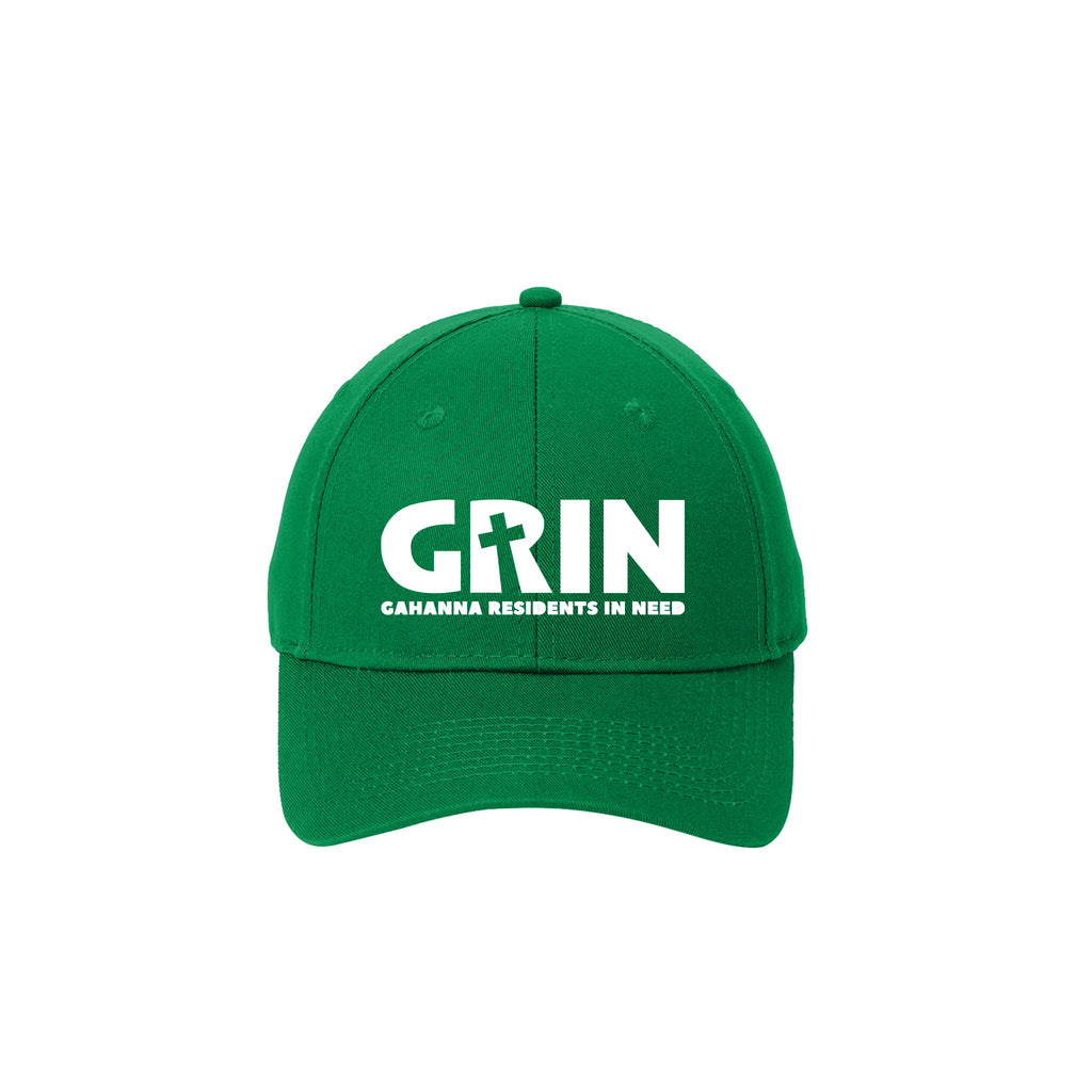 GRIN - Port & Company® Six-Panel Twill Cap