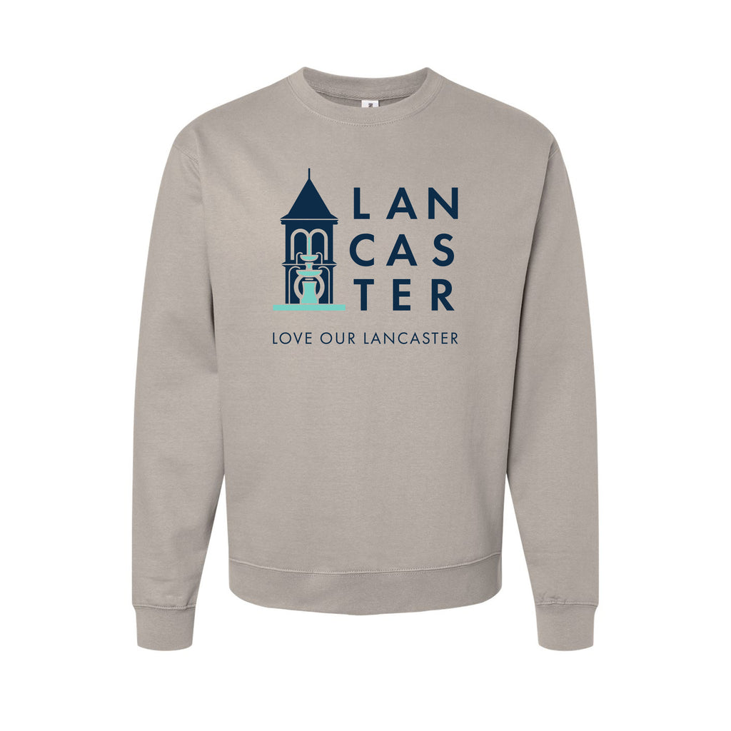 City of Lancaster - Unisex Midweight Crewneck Sweatshirt - Full Chest