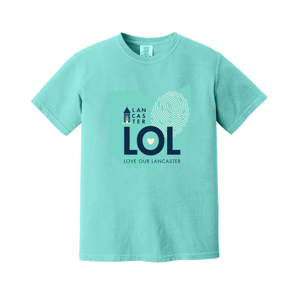 City of Lancaster - Comfort Colors® Heavyweight Ring Spun Tee - LOL Logo