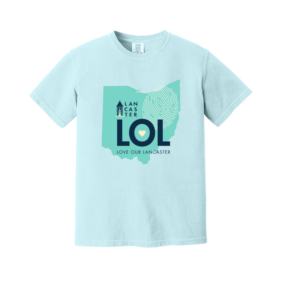 City of Lancaster - Comfort Colors® Heavyweight Ring Spun Tee - LOL Logo