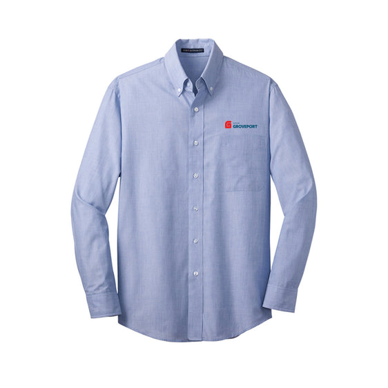 City of Groveport - Port Authority® Tall Crosshatch Easy Care Shirt