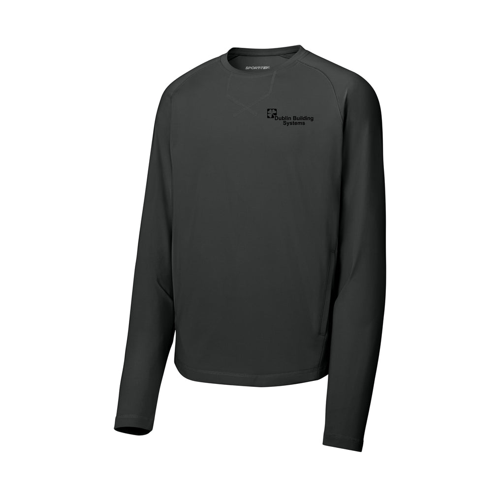 Dublin Building Systems - Sport-Tek® Sport-Wick® Stretch Pocketed Crewneck