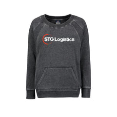 STG Logistics - MV Sport - Women's Angel Fleece Michaela Crewneck Sweatshirt