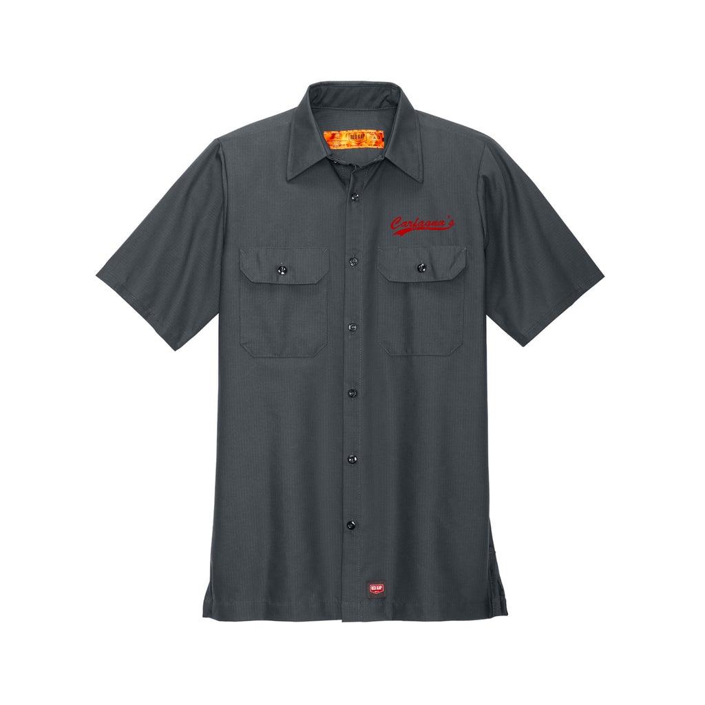 Carfagnas Back of House - Culinary - Red Kap® Short Sleeve Solid Ripstop Shirt