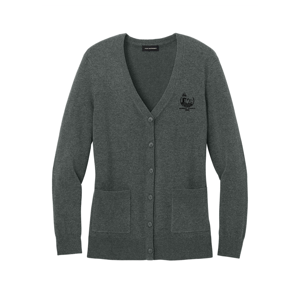 Carroll County - Port Authority® Women’s Easy Care Button-Up Cardigan Sweater