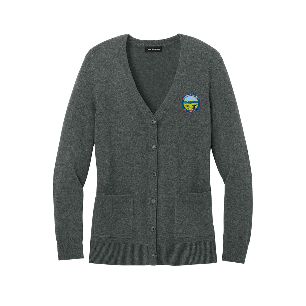 Carroll County - Port Authority® Women’s Easy Care Button-Up Cardigan Sweater