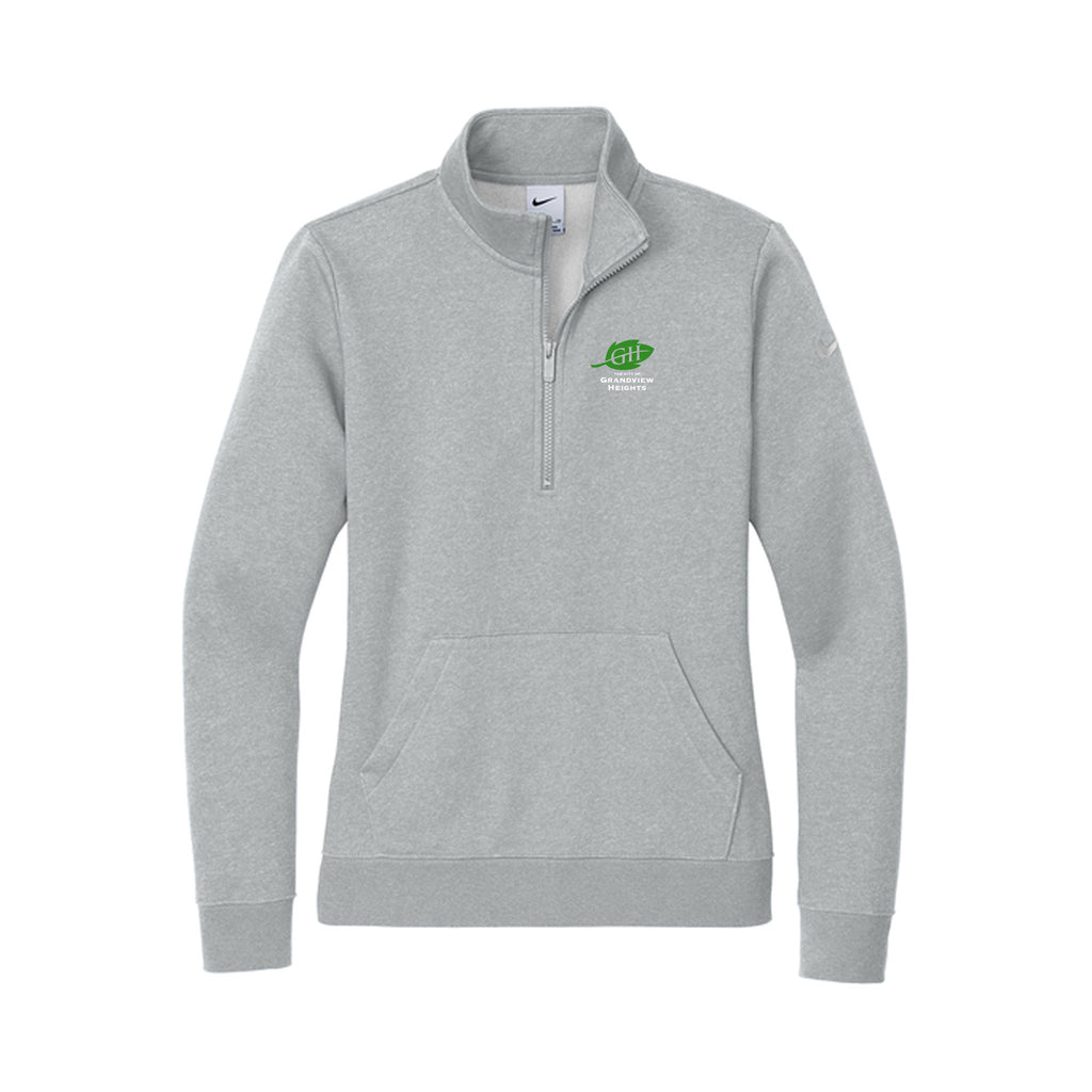 City of Grandview Heights - Nike Women's Club Fleece Sleeve Swoosh 1/2-Zip