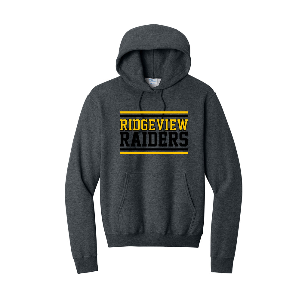 Ridgeview Middle School - Port & Co® Fan Favorite Fleece Pullover Hooded Sweatshirt