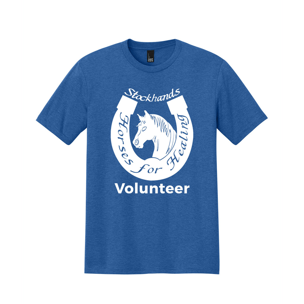 Stockhands Horses for Healing - Volunteer Shirt  - District® Perfect Tri® Tee