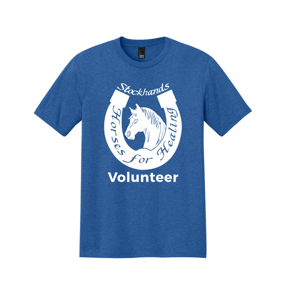 Stockhands Horses for Healing - Volunteer Shirt  - District® Perfect Tri® Tee