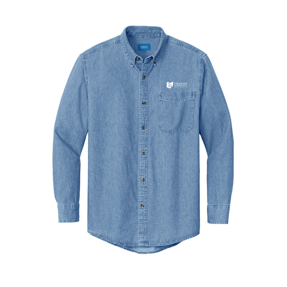 Insurance Agency of Ohio - Port & Company® - Long Sleeve Value Denim Shirt