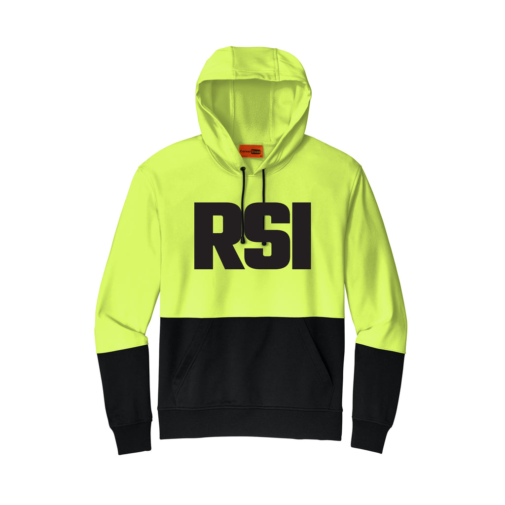 Renier Construction - CornerStone® Enhanced Visibility Fleece Pullover Hoodie