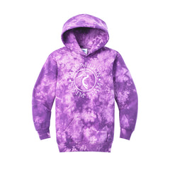 Medallion Swim Team - Port & Co™ Youth Crystal Tie-Dye Pullover Hoodie
