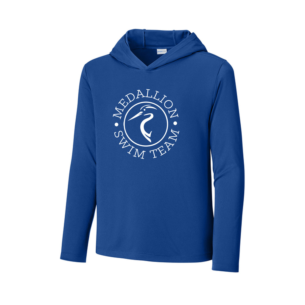 Medallion Swim Team - Sport-Tek® Youth Posi-UV® Pro Long Sleeve Hoodie