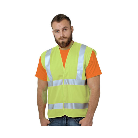 Prater Engineering - Unisex USA-Made Economy Class 2 ANSI Vest