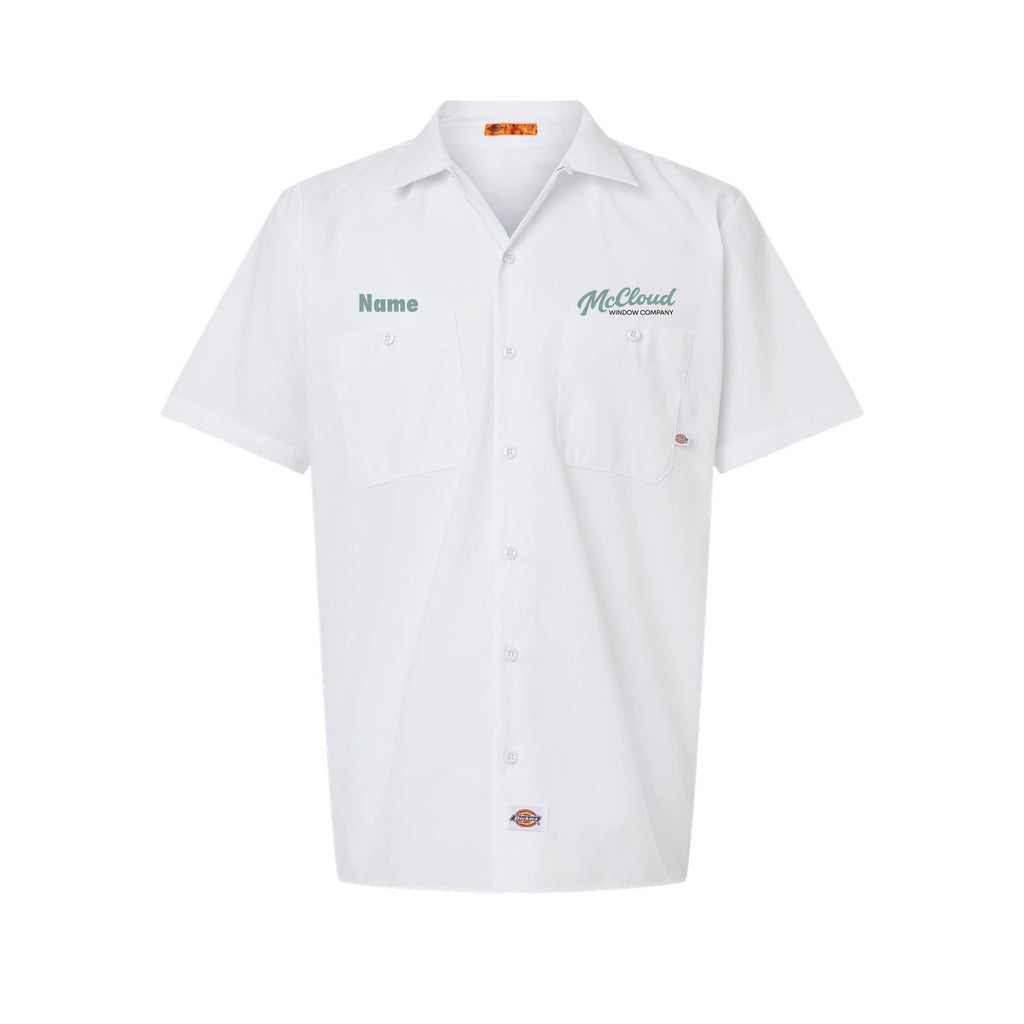 McCloud Windows - Men's Industrial Short Sleeve Work Shirt