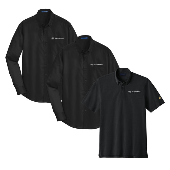 Germain Cars Corp - Men's Fall New Hire Collection - Port Authority® SuperPro™ Twill Shirt & Brooks Brothers® Pinpoint Pique Dress Polo