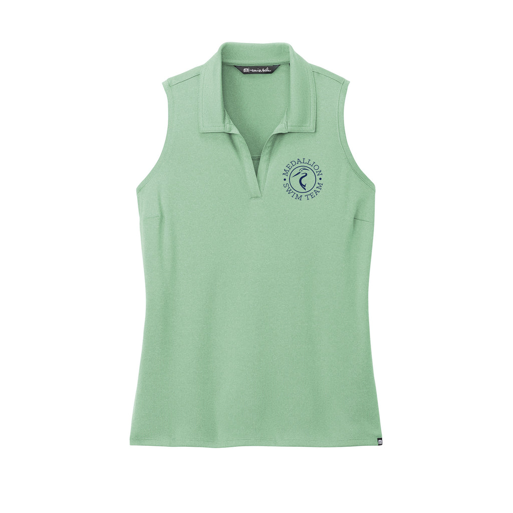 Medallion Swim Team - TravisMathew Women's Coto Performance Sleeveless Polo