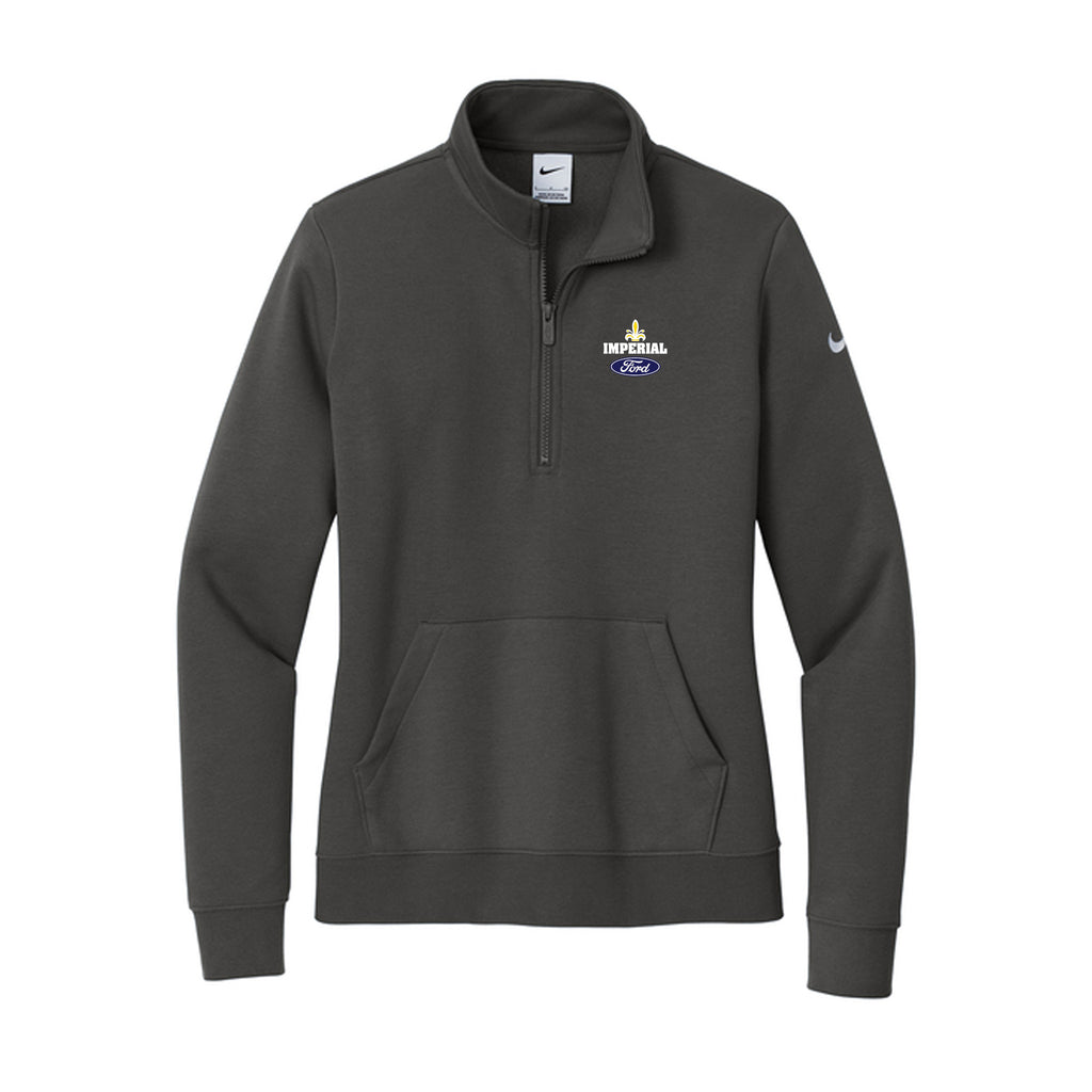 Imperial Ford - Nike Women's Club Fleece Sleeve Swoosh 1/2-Zip