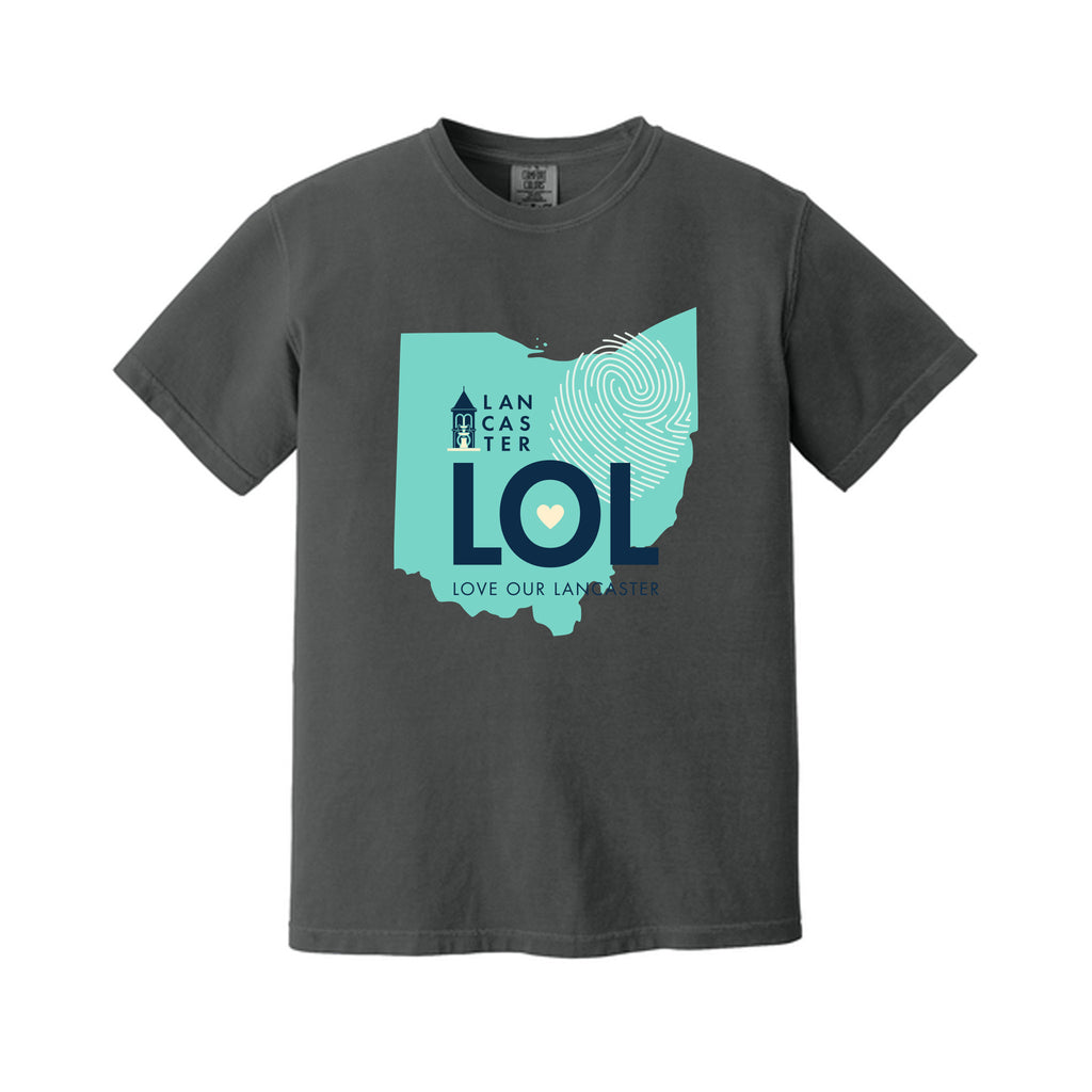 City of Lancaster - Comfort Colors® Heavyweight Ring Spun Tee - LOL Logo