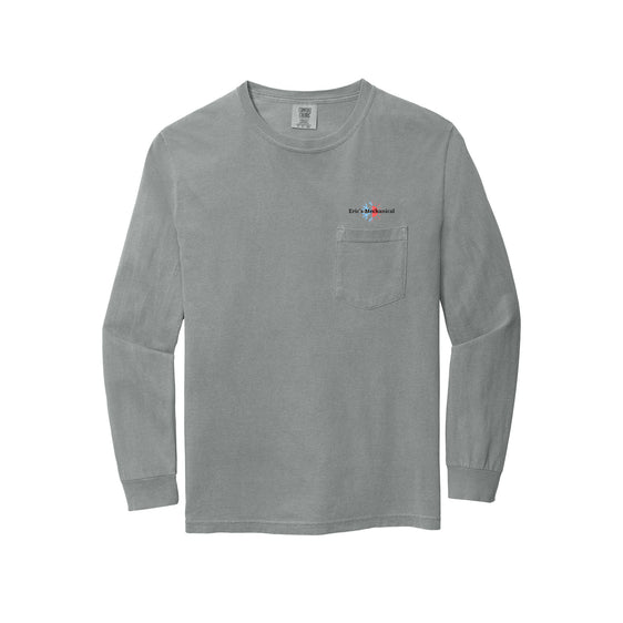 Eric's Mechanical - Comfort Colors® Heavyweight Ring Spun Long Sleeve Pocket Tee