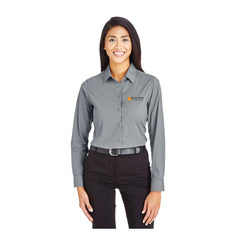 Rhythm Architecture - Devon & Jones - Women's CrownLux Performance® Tonal Mini Check Woven Dress Shirt