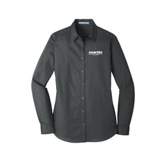 Martin Painting - Port Authority® Women's Long Sleeve Carefree Poplin Shirt